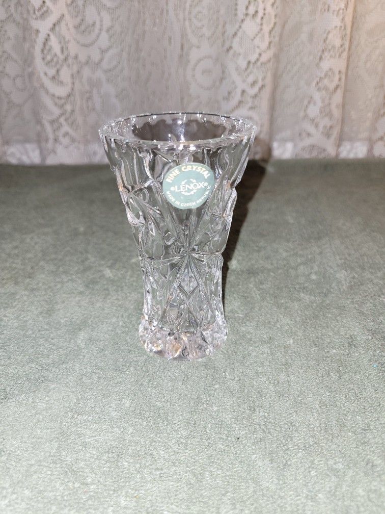 Lenox 4" Crystal Vase