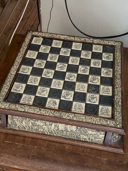 Cowboy and Indians Collectors Chess Set