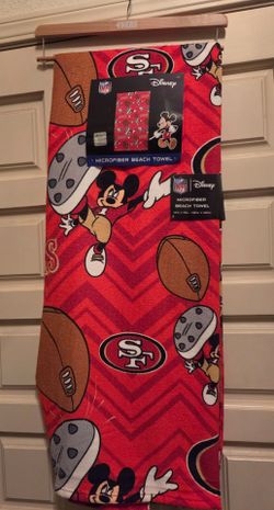 Brand New San Francisco 49ers Disney Microfiber Beach Towel