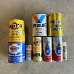 Vintage Oil Cans