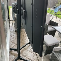 Stand For Tv 55 To 85 Inches On Wheels Heavy Duty 