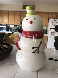 Christmas cookie jar