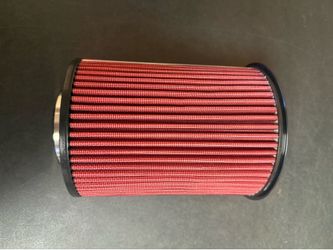 Universal clamp on cone high flow air intake filter
