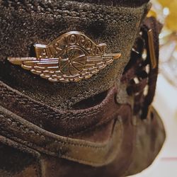 BLACK SUEDE NIKE AIR JORDAN 1 RETRO HIGH GG "HEIRESS" SNEAKERS