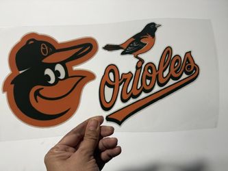Baltimore Orioles UV Sticker
