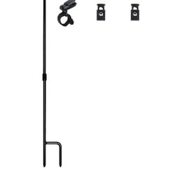 Garden Flag Stand, Premium Garden Flag Pole Holder Metal Powder-Coate