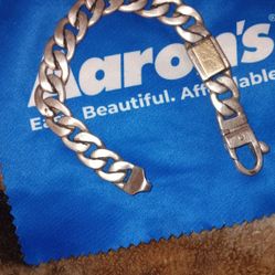 Sterling Silver And 10kt Bracelet And Silver CZ Diamond RINGS