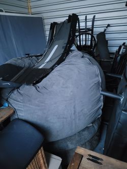 love sac, bag chair and foot rest