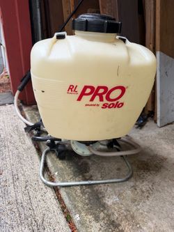 RL Pro Solo Model 914P Backpack Sprayer