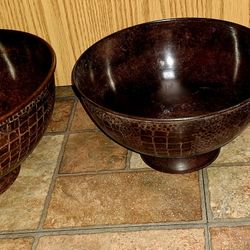 SET OF 3 VINTAGE NESTING BEAUTIFUL DECOR BOWLS