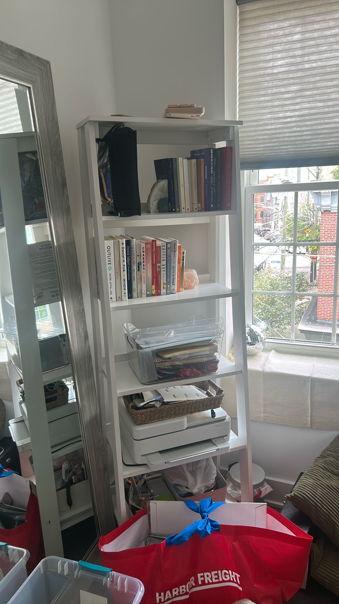 White Bookshelf