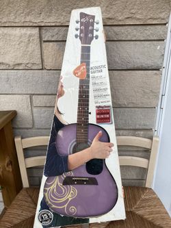First Act Acoustic Guitar 6 String in purple