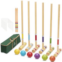 6 Player Croquet Set