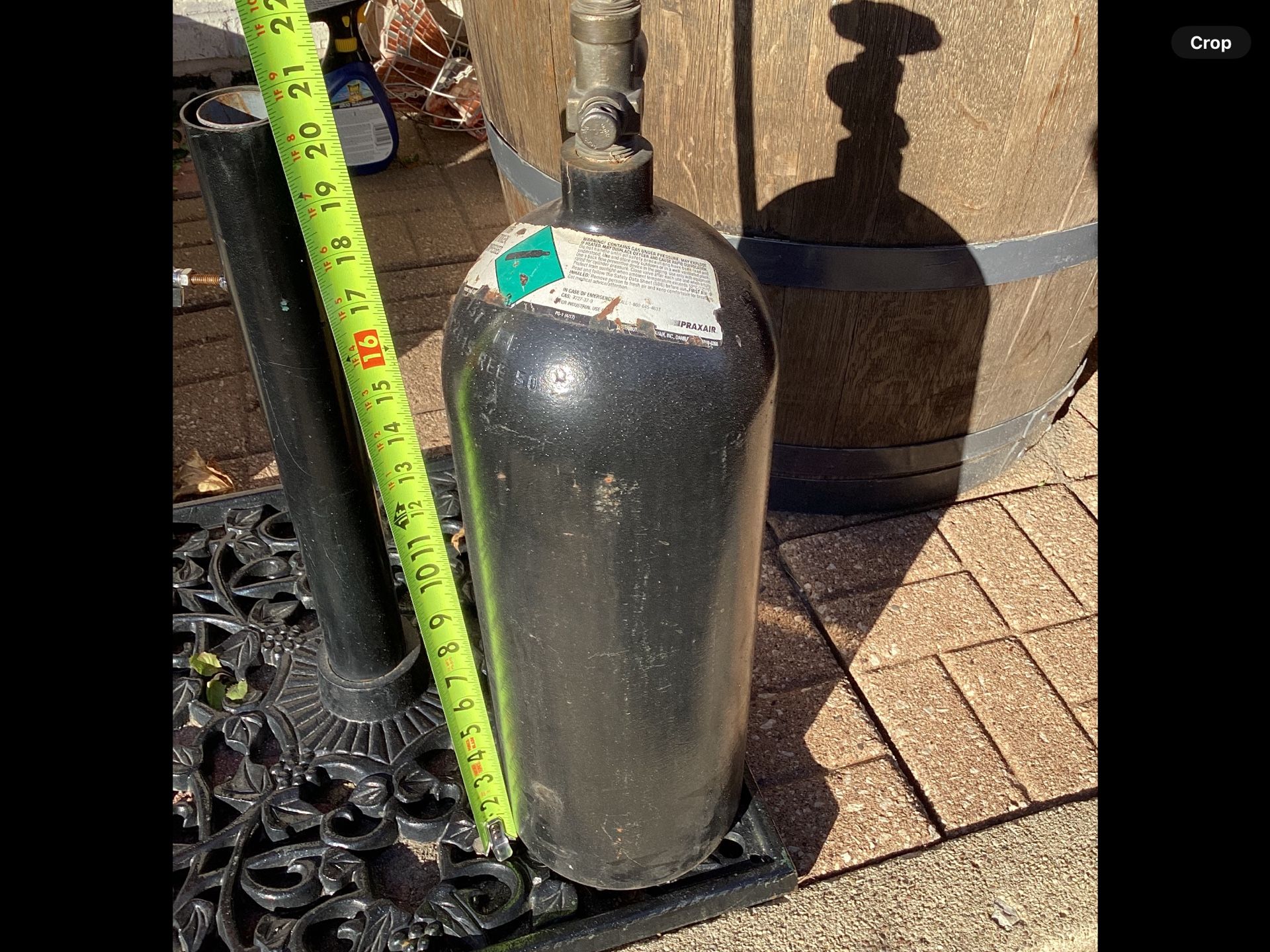 NITROGEN COMPRESSED EMPTY TANK