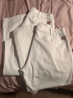 White Work Pants