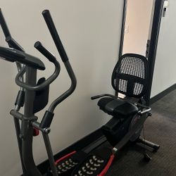 Elliptical And Recumbent Bike