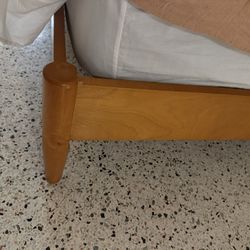 MCM mid century King Bed Frame