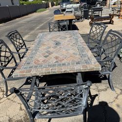 Concrete Outdoor Table With Chairs