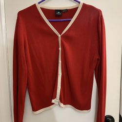 G Knitwear Red Casual Sweater