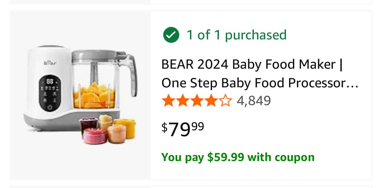 Food Maker For Baby