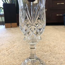 St. George Crystal candle holder