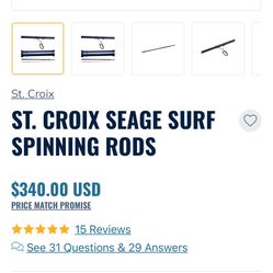 St.croix Seage Surf Spinning Rod 11ft My