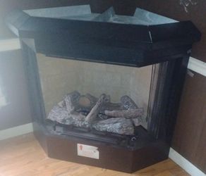 Propane fireplace