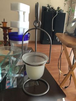 Candles and Candle Holder