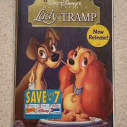 Disney's Lady And the Tramp VHS