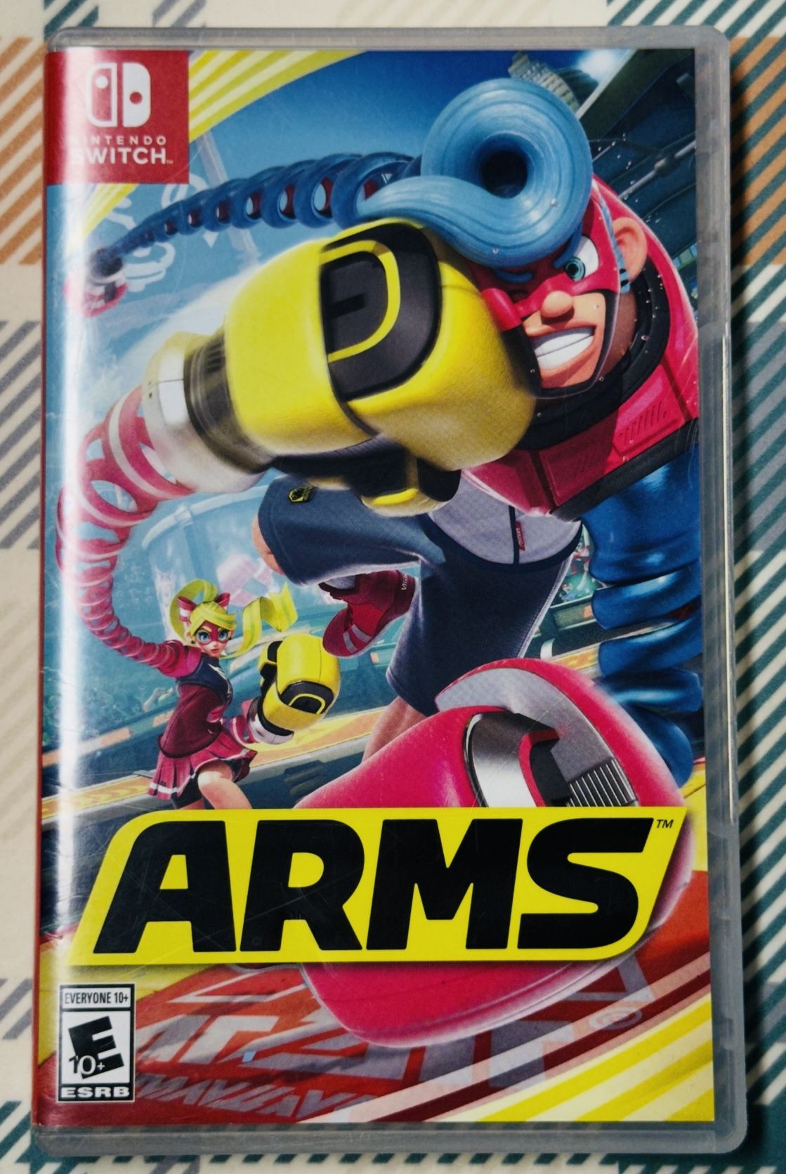 ARMS - Nintendo Switch Game With Original Case Tested/Works Fast Shipping! Clean