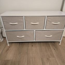 Small Grey/white Children's Toy Cabinet