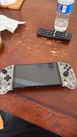 Nintendo Switch with Clear Joy-Con Controllers