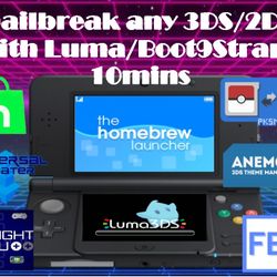 Nintendo 3DS 2DS Luma SD Card Pokemon 
