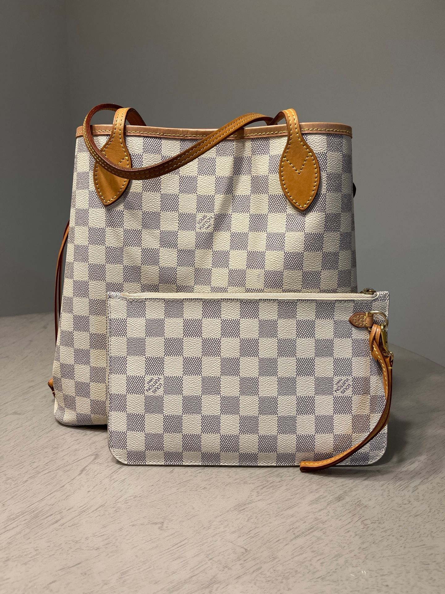 Never Full Medium LV Bag And Wristlet