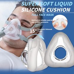 Silicone CPAP Mask Cushion Replacement Seal Full Face/Nasal Sleep Therapy