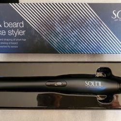 Men’s Hair and Beard Styler Straightener Grooming