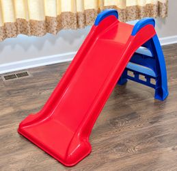 Little Tikes red and blue kids slide