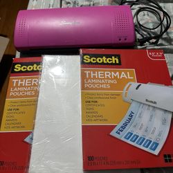 Swingline Laminator with 2 pack of laminating paper