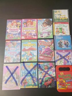 6 Dvds Kids Movies And 4cd’s Kids Sings