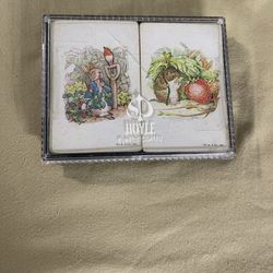 Vintage Beatrix potter Peter rabbit dual deck playing cards