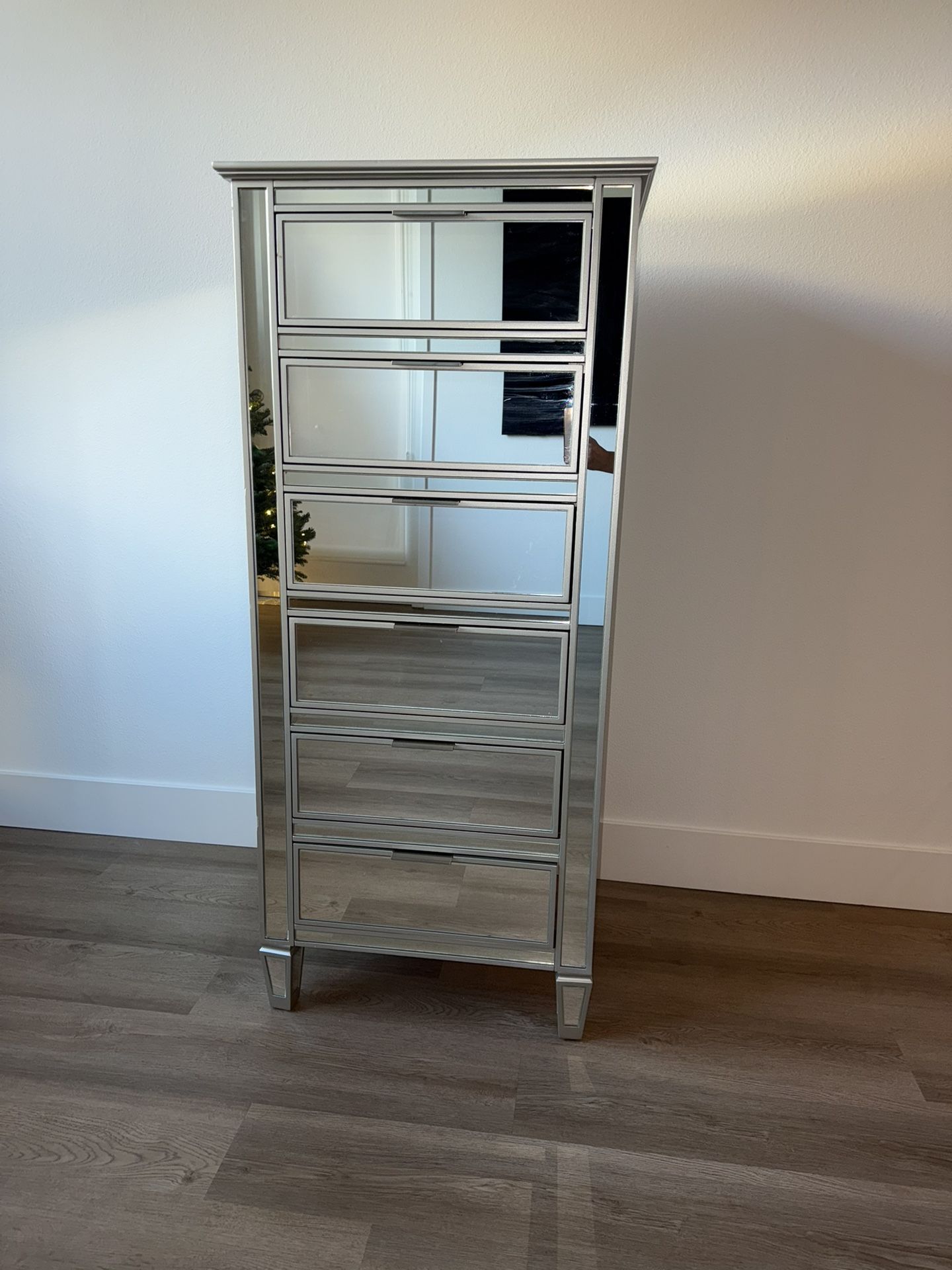 Pottery Barn Park Mirrored Tower Dresser