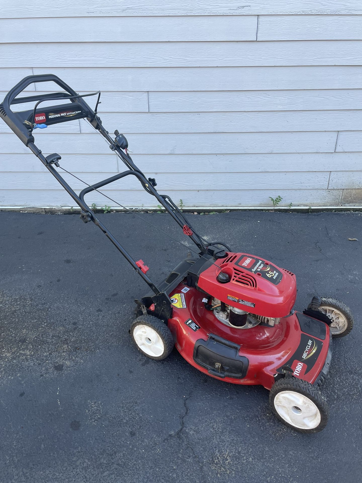 Toro 22” Recycler 6.5hp Personal Pace Lawn Mower 