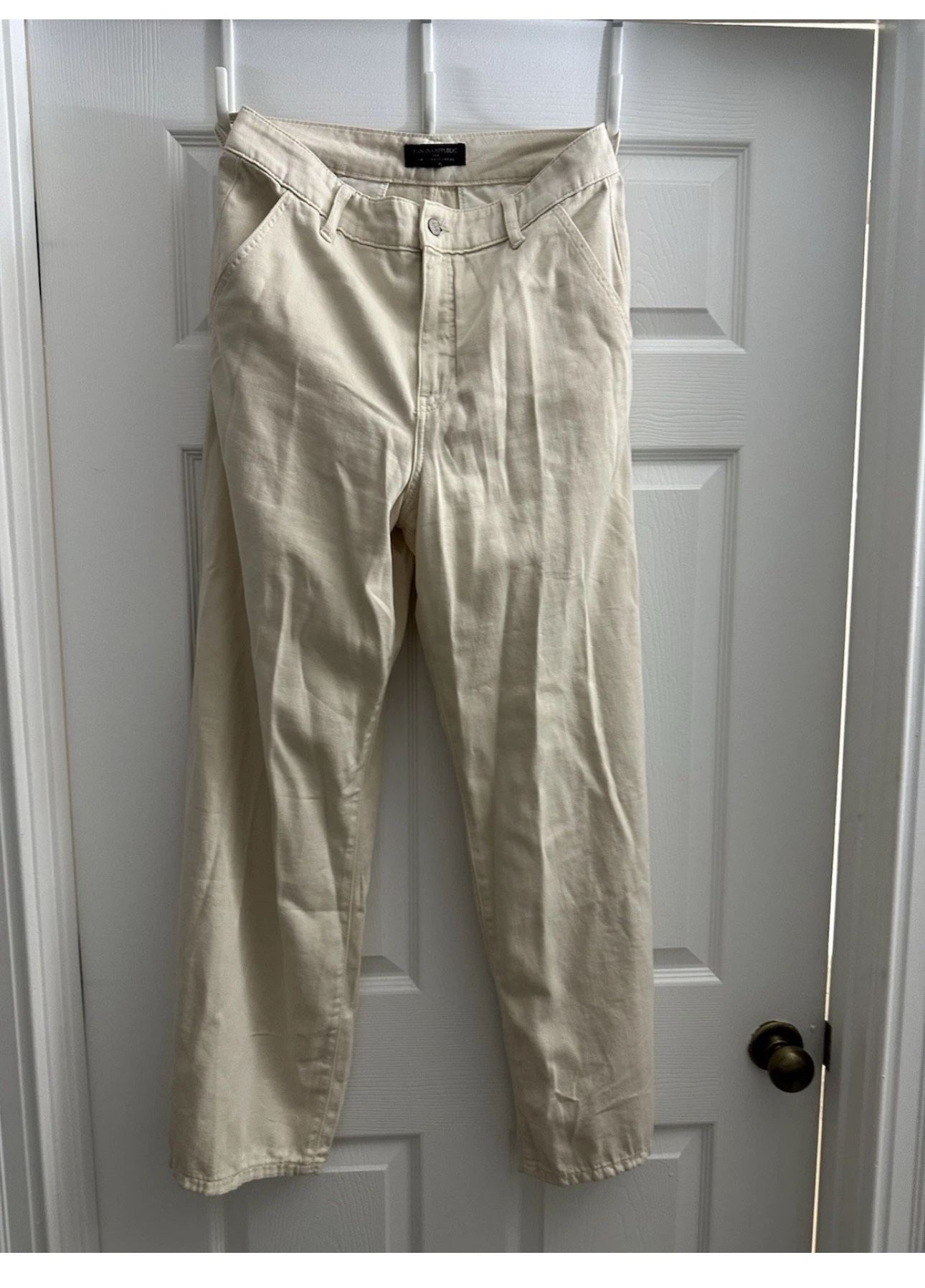 Banana Republic Women's Ultra High-Rise Wide Leg Trouser Jeans Size 29/8