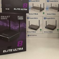 SuperBOX Super box S6 Models Max, Pro, Ultra, Supreme & Vsee Models V3 plus Vsee Elite ultra 8 wholesale available