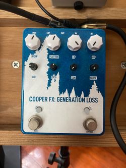 Cooper FX Generation Loss V2 Guitar Pedal LOFI Tape Emulation