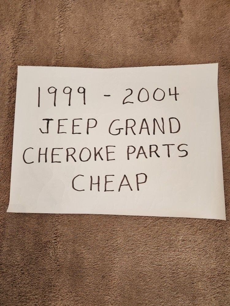 1999 Thru 2004 Jeep Grand Cherokee Parts 