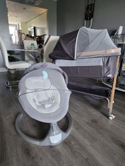 Baby basinet, and swing chair