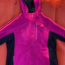 Adidas Fleece Jacket Size 10/12 Youth