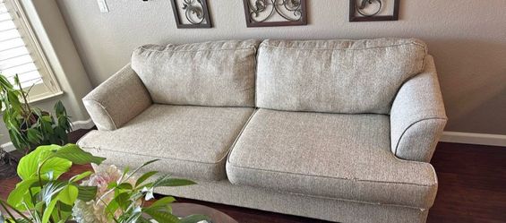 Beautiful tan sofa