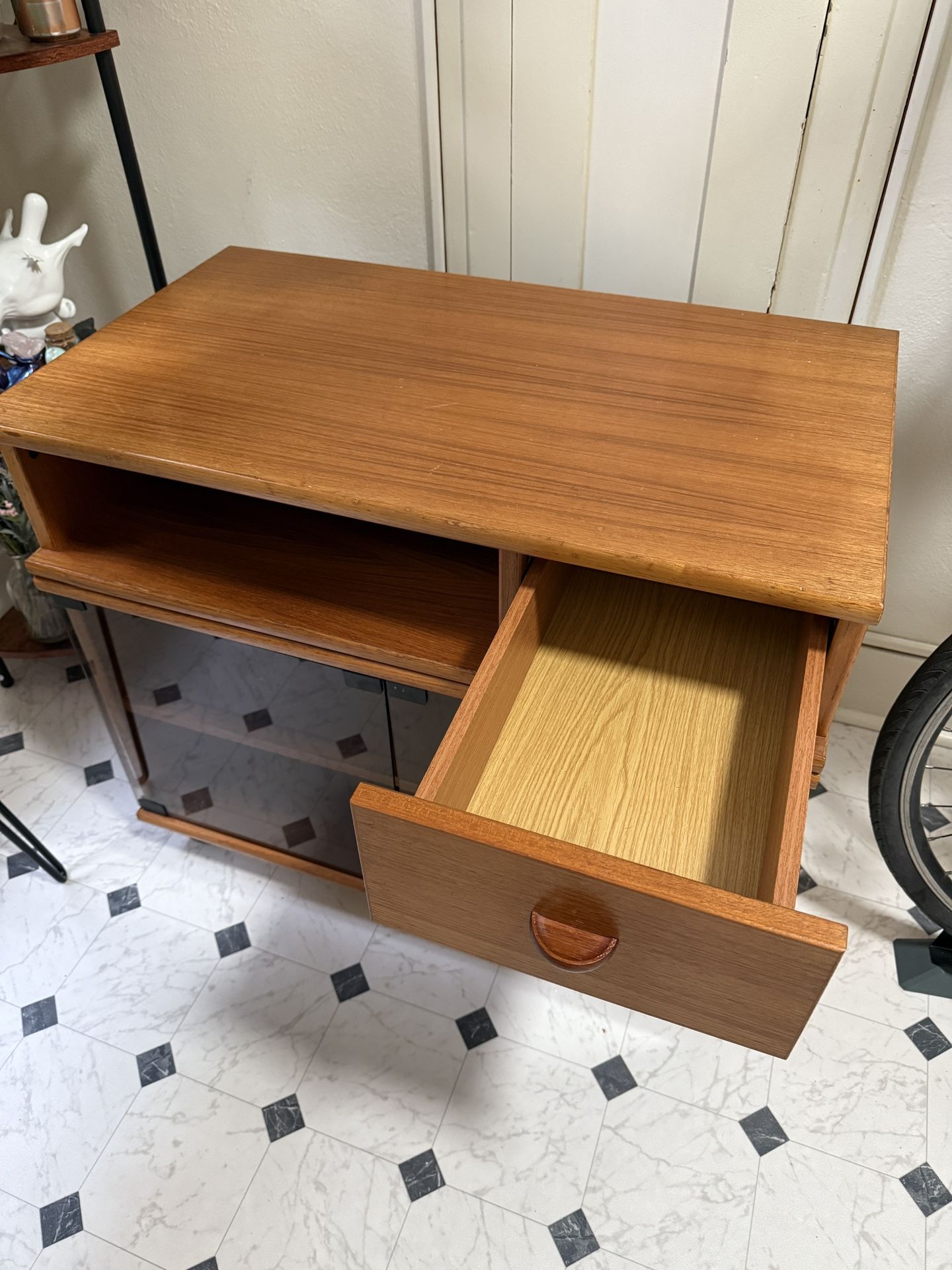 Small Rolling Entertainment Center